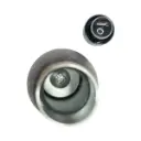 Termo tipo bala metálico negro para grabado laser fibra 500ml 