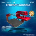 Termofijadora neumática plana doble bandeja 40x60