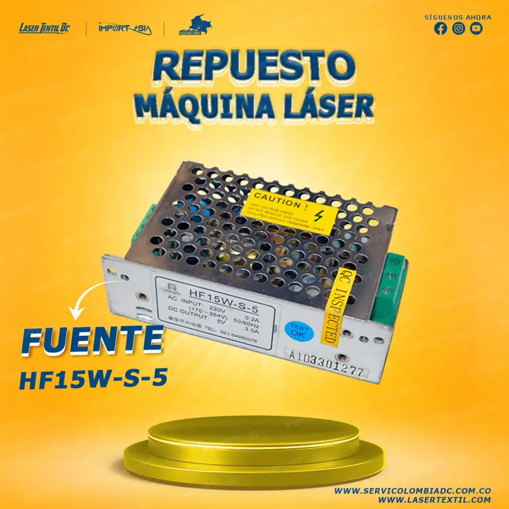 Fuente de alimentación conmutada HF15w