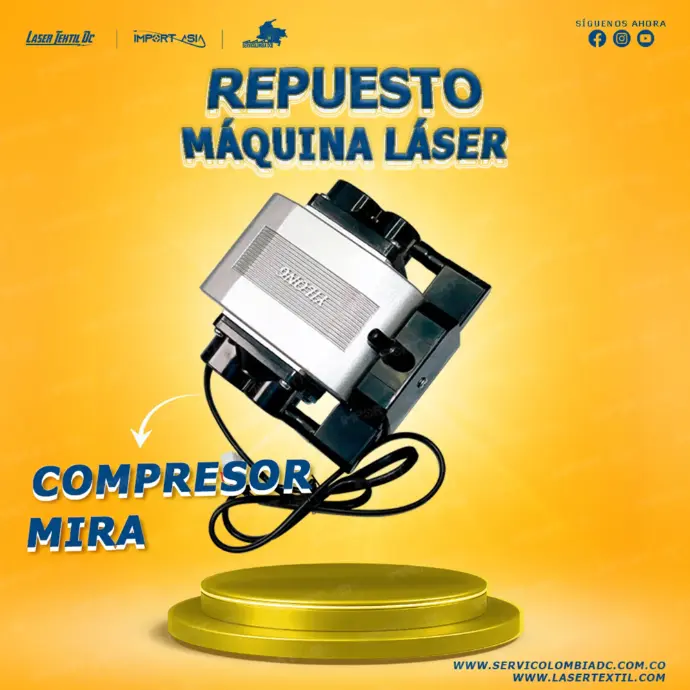 Compresor máquina laser AEON serie Mira 