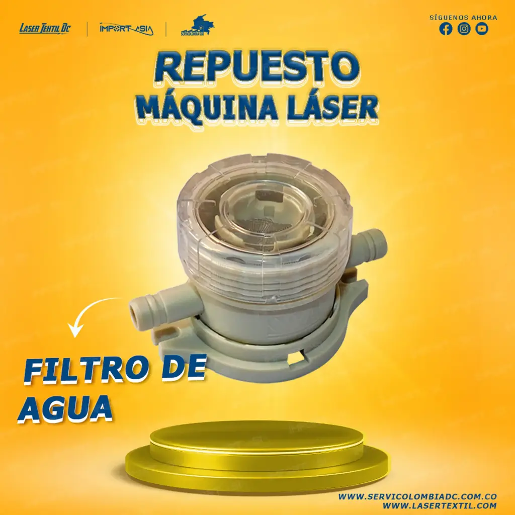 Filtro de agua para chiller 