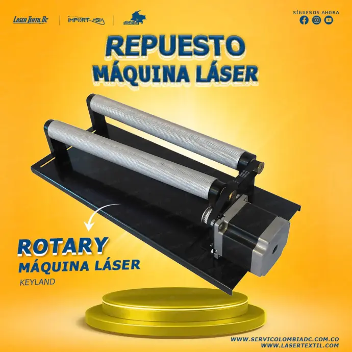 Rotary para máquina láser Co2 Keyland