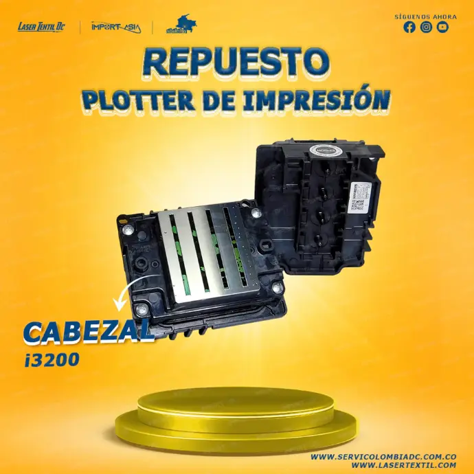 Cabezal i3200 para plotter de impresión 