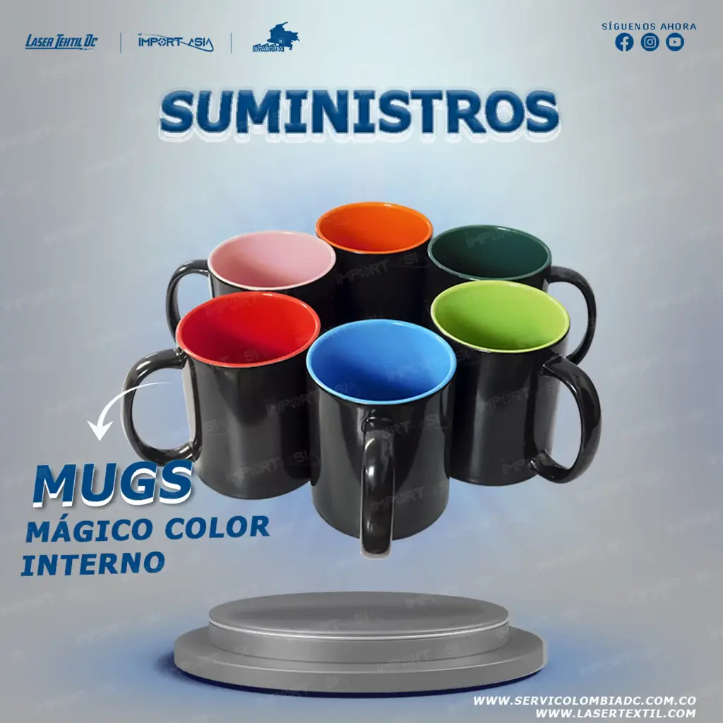 Mug mágico color interno brillante 11 oz