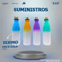 Termo metálico sublimable tipo coca cola 500ml 