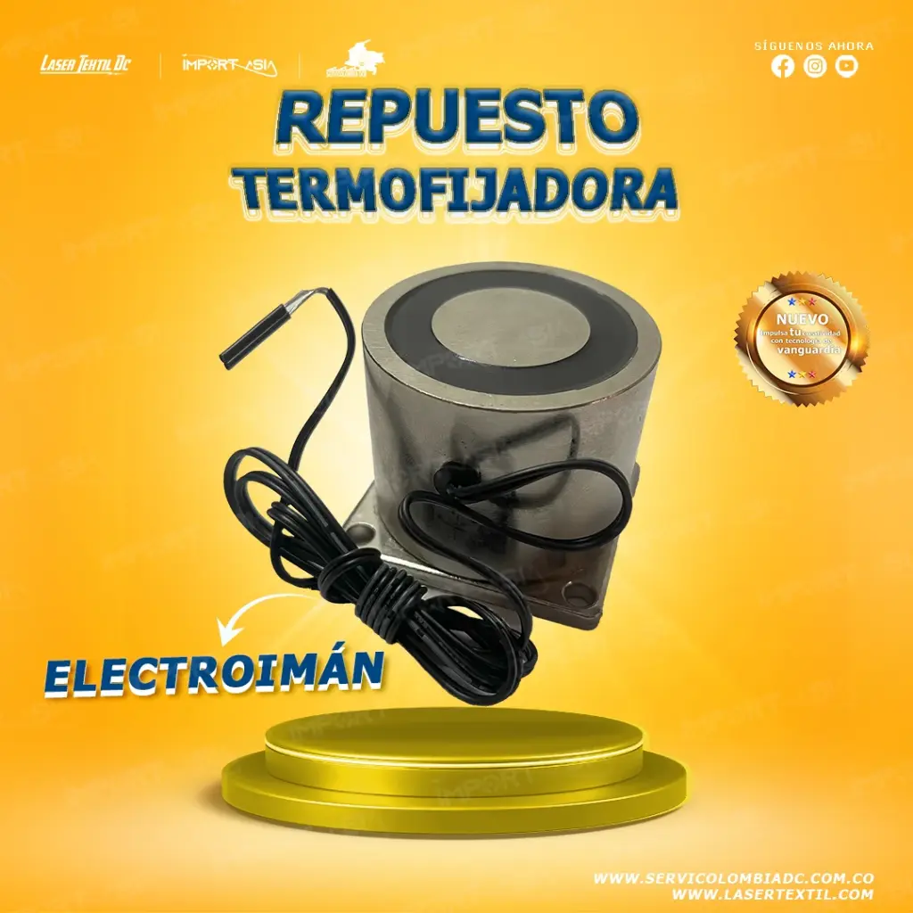 Electroimán para termofijadora 99V DC