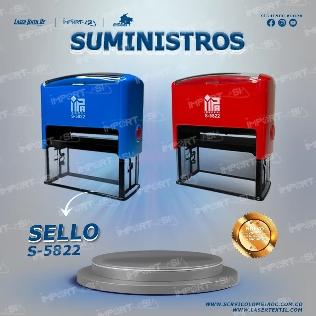 Sello autoentintable IMPA Ref. S-5822