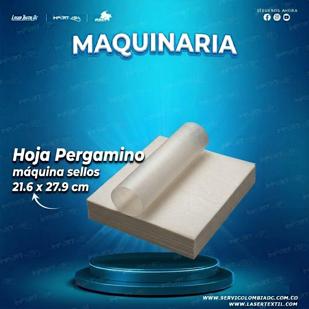 Hoja Pergamino máquina sellos