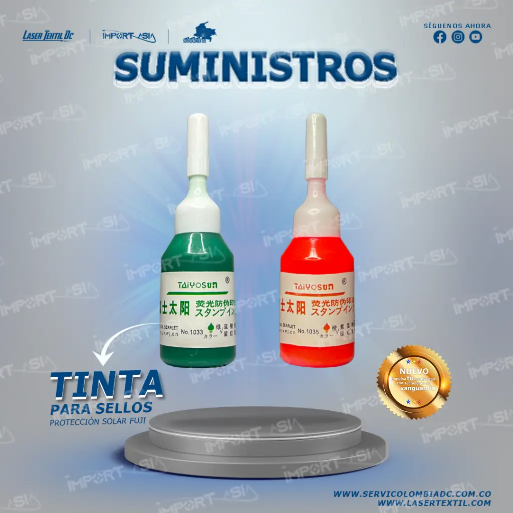 Tinta Invisible TalyosUN-Fuji Asl Scarlet