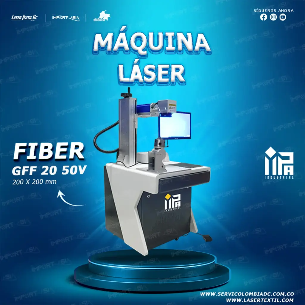 MÁQUINA LÁSER FIBER 50W 20X20