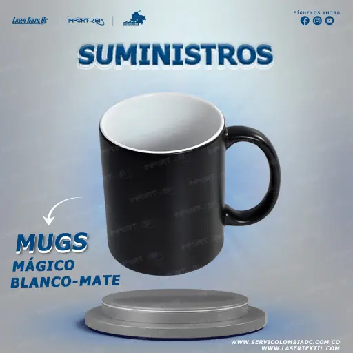 [MUG-MAG-TRADICIONAL] Mug mágico negro mate 11 oz