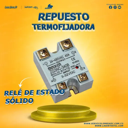 [RELETERMOFIJ] Relé de estado sólido para termofijadora