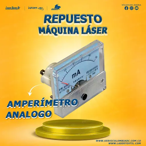 [ANALOGO] Medidor de miliamperios análogo 