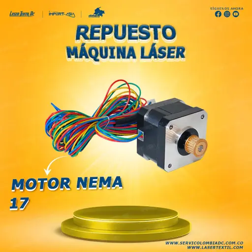[NEMA17] Motor paso a paso NEMA 17