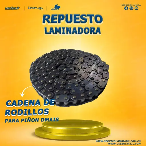 [REPDMS1680A] Cadena de piñón para Laminadora DMS1680A