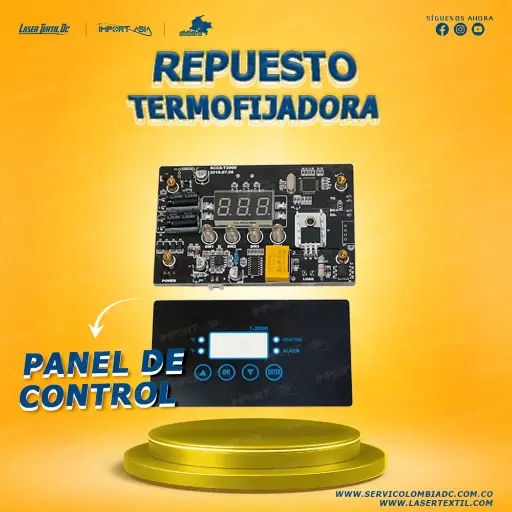 [SCCS T-2000] Panel de control ref. SCCS T-2000 para termofijadora 