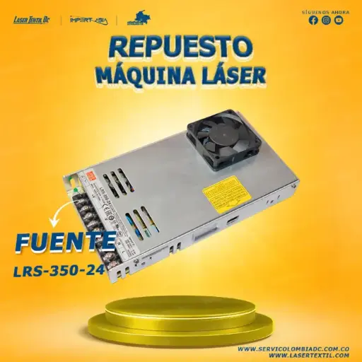 [RS-350-24V] Fuente de alimentación conmutada LRS-350-24