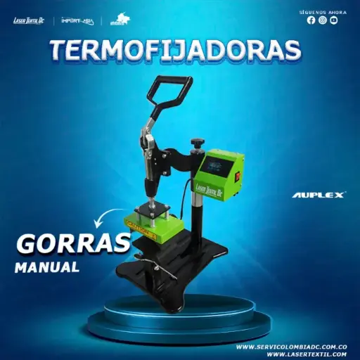 [REF AP2009] Termofijadora manual para gorra 