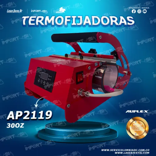 [AP2119] Termofijadora todo en uno mugs, termos de 30oz 