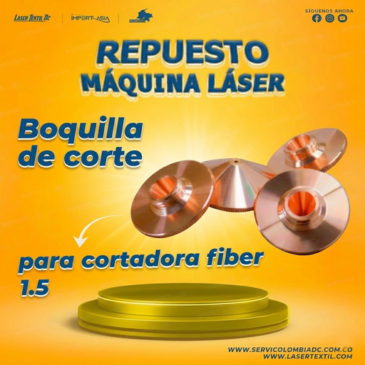 [BOQ1.5] Boquilla de corte para cortadora fiber 1.5