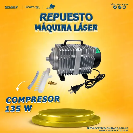 [COMPR135W] Compresor para máquina laser 135 w