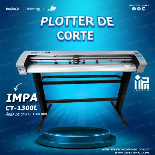 [IMPA-CT1300L] Plotter de corte IMPA Teneth CT1300L 