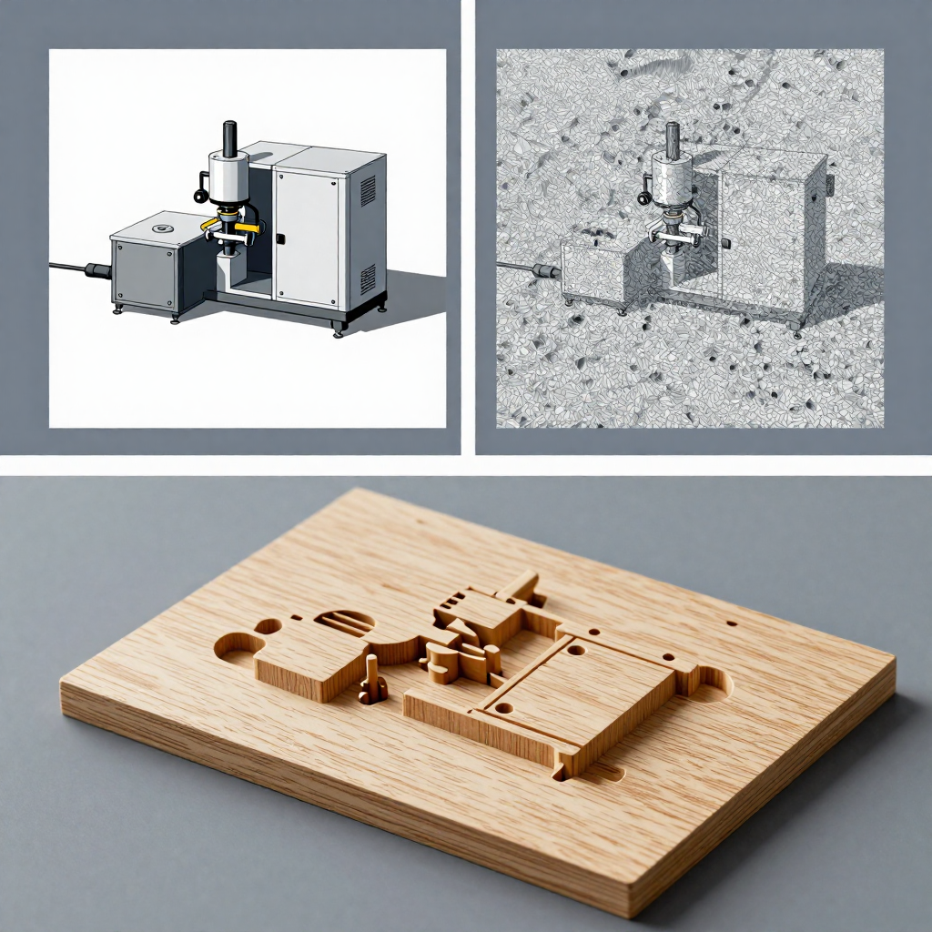 Grabado láser efecto 3D: profundidad real en madera - ilustracion 1