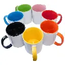 Mug blanco con color interno y oreja 11oz 