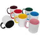 Mug blanco con color interno y oreja 11oz 