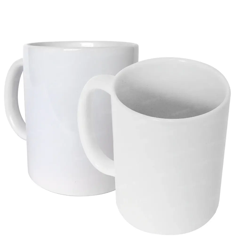 Mug blanco tradicional de 15 oz