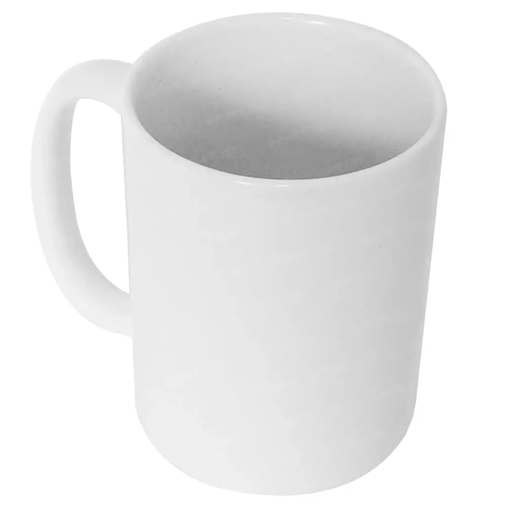 Mug blanco tradicional de 15 oz