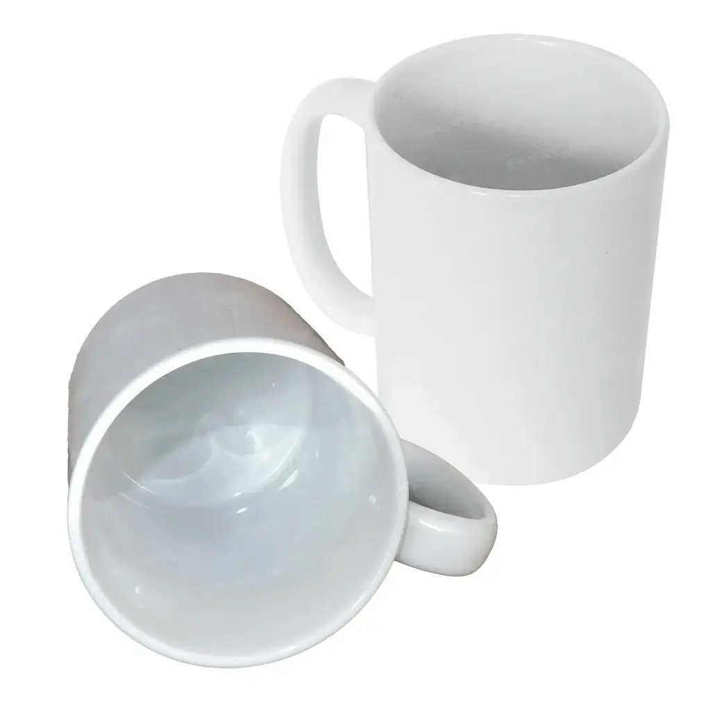 Mug blanco tradicional de 15 oz