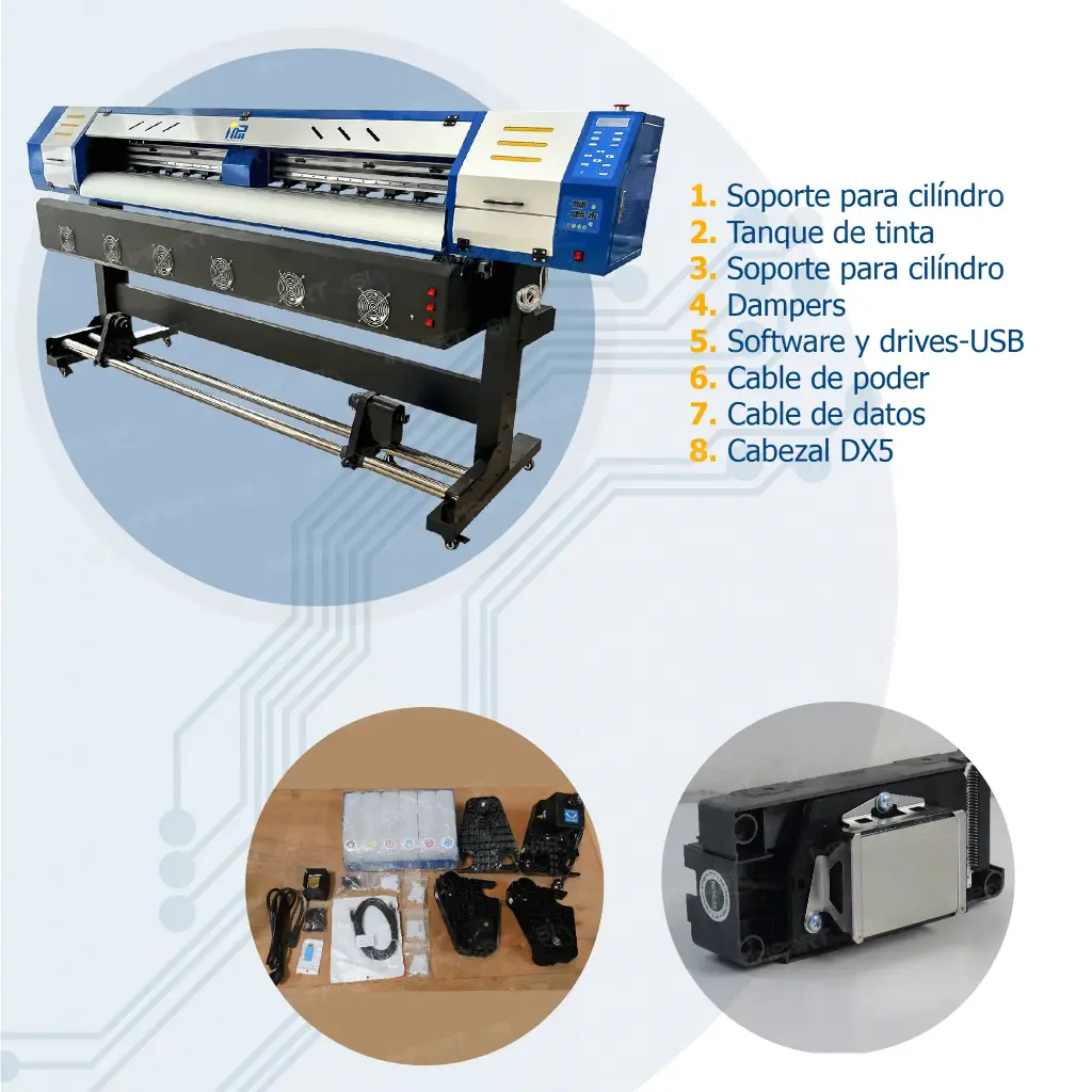 Plotter de impresion IMPA CT1800L i3200