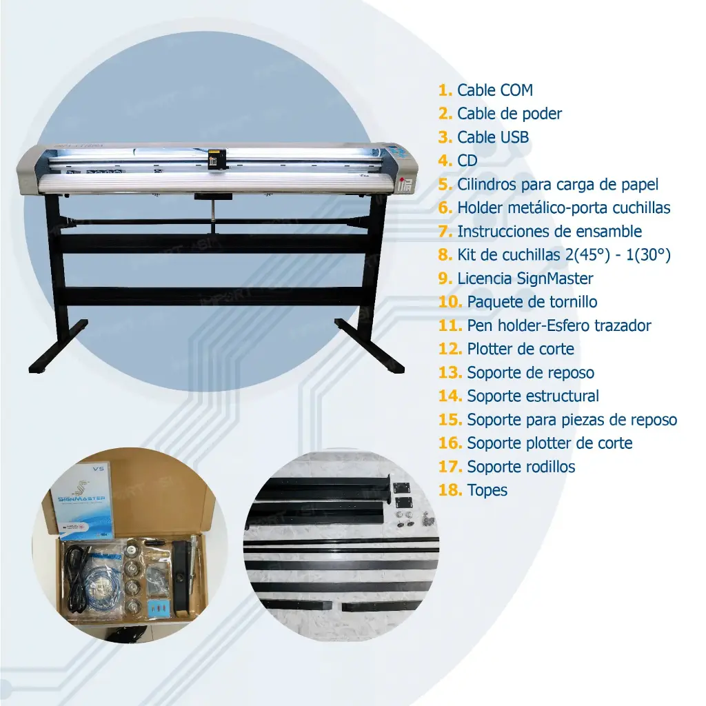 Plotter de corte IMPA Teneth CT1600A 