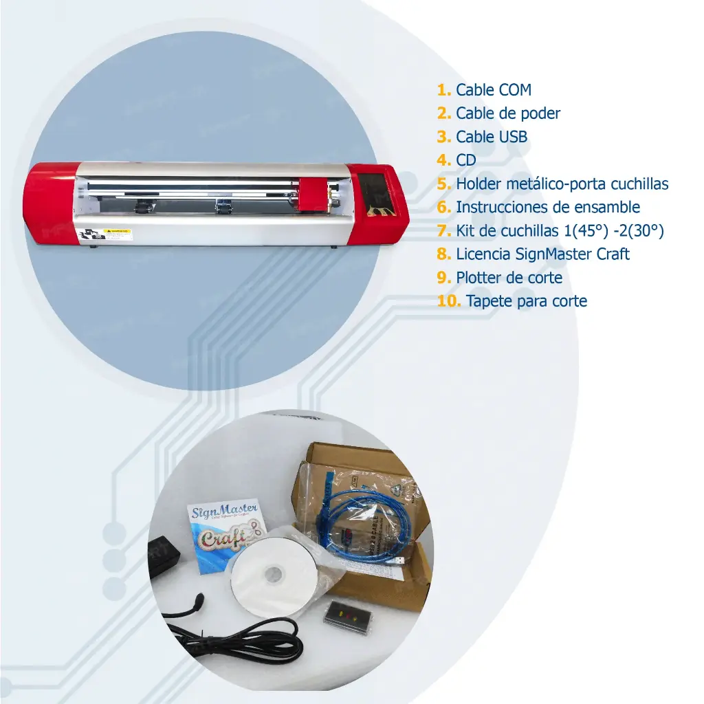 Plotter de corte IMPA MC350Q - CCD con cámara 