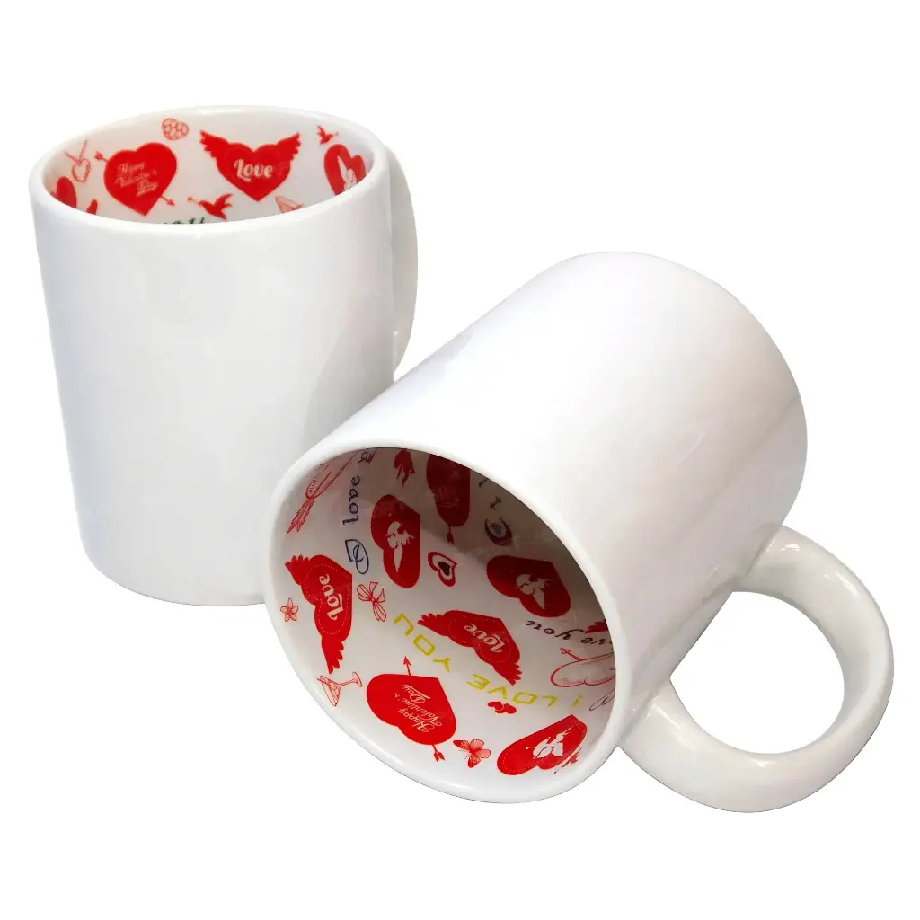 Mugs blanco estampado interno sublimable 11oz