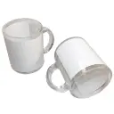 Mug de cristal con recuadro blanco para sublimacion 11oz 