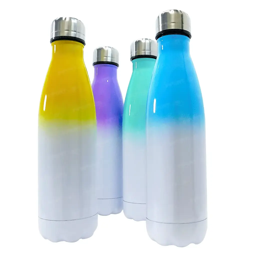 Termo metálico sublimable tipo coca cola 500ml 