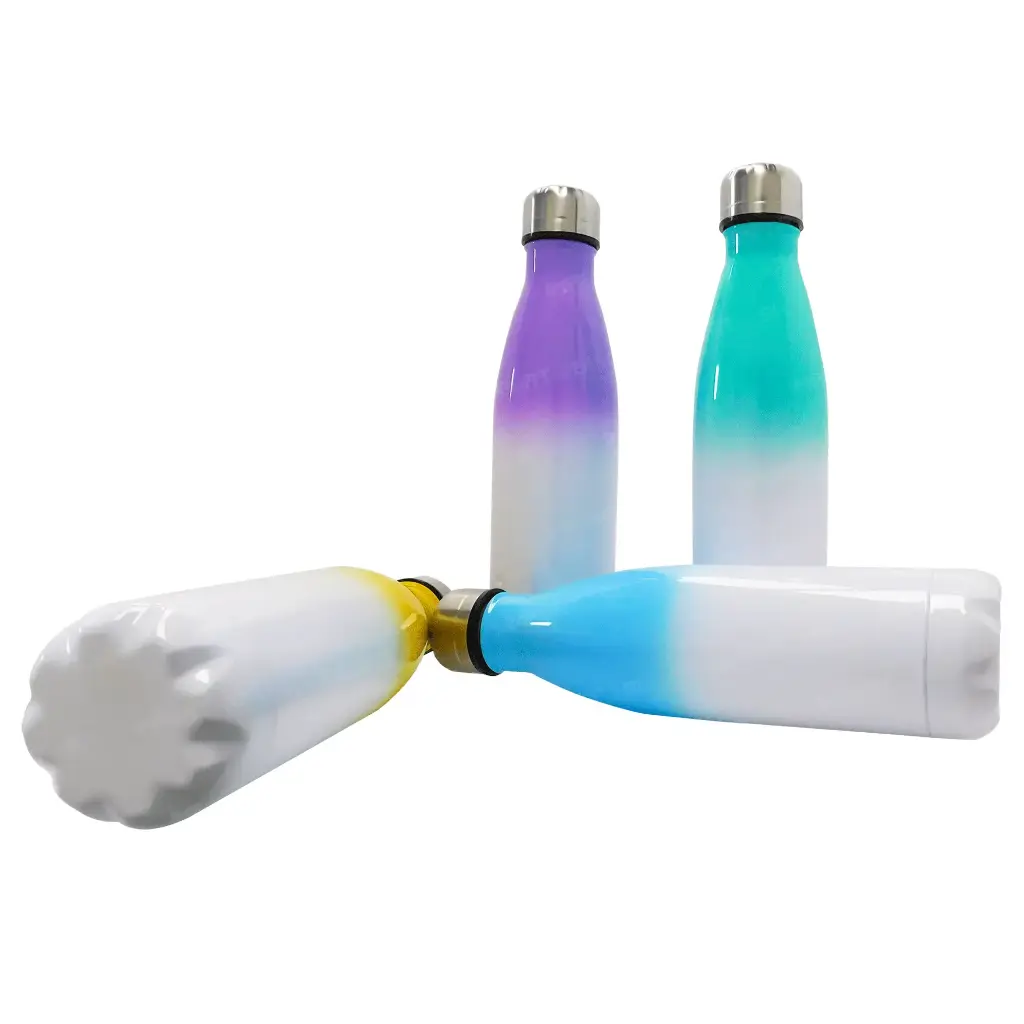 Termo metálico sublimable tipo coca cola 500ml 