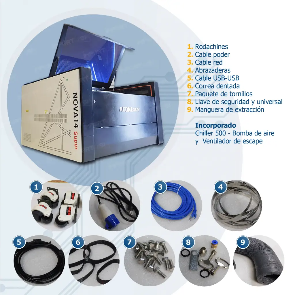 Maquina laser co2 AEON Super Nova 14