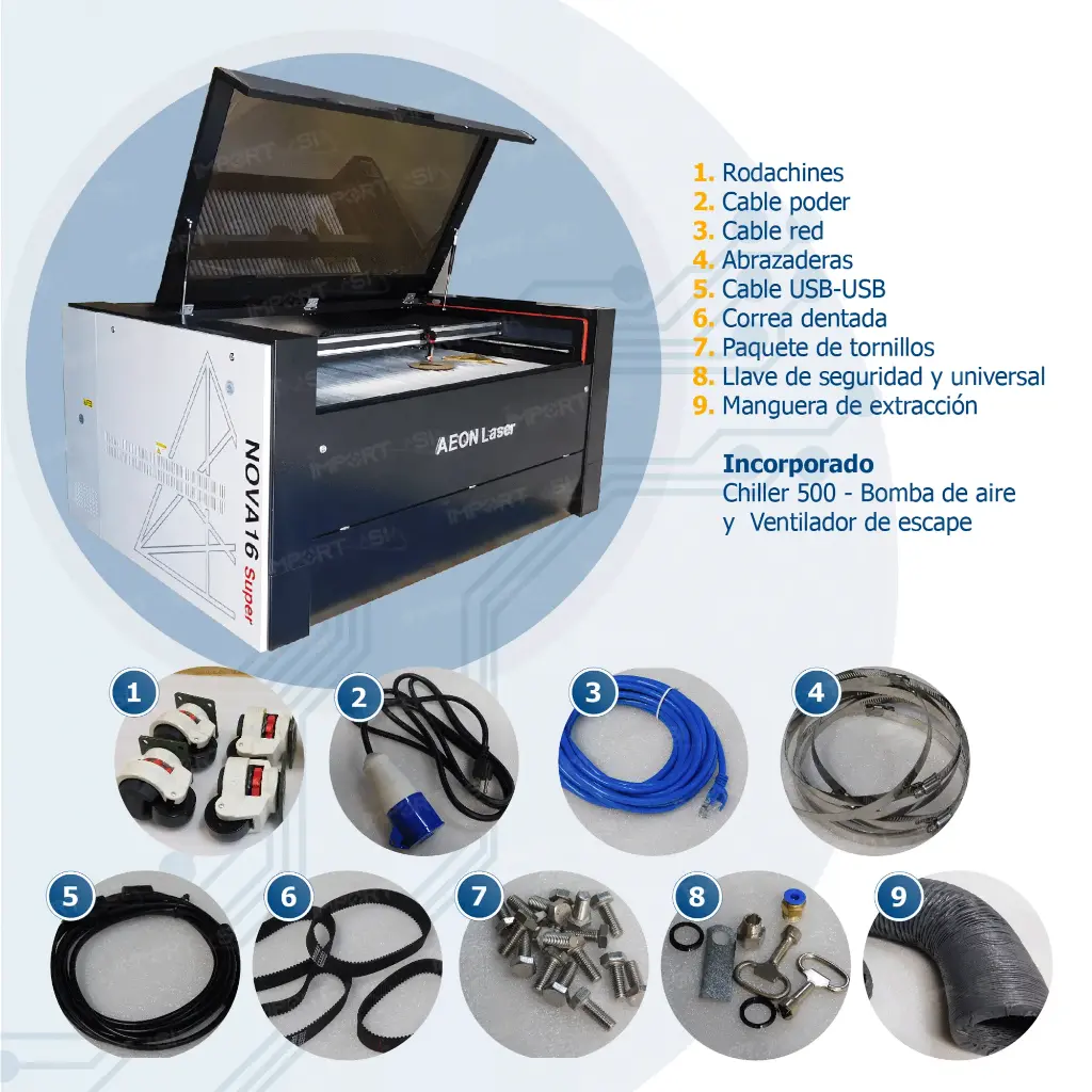 Maquina laser co2 AEON Super Nova 16