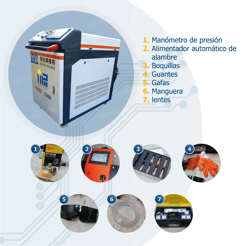 Maquina soldadura laser manual 1500w