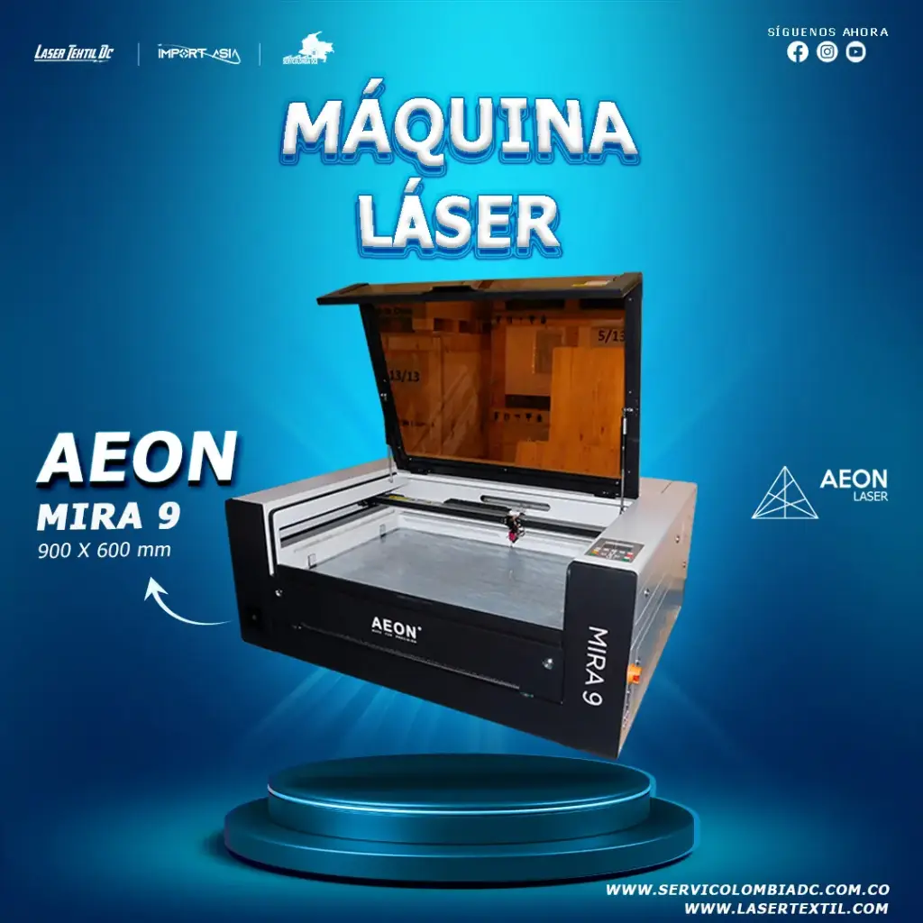 Maquina laser co2  AEON Mira 9