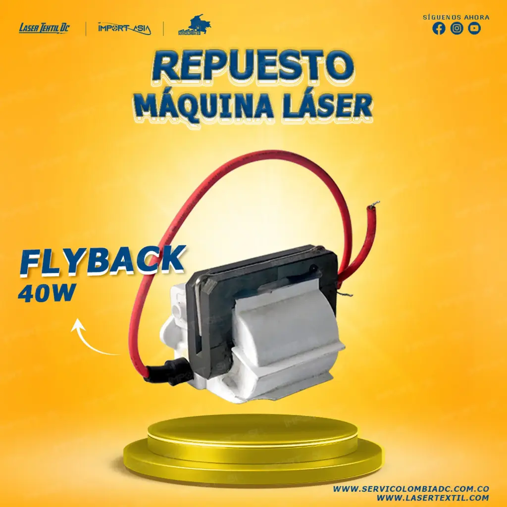 Flyback para fuente laser co2 40w 