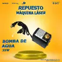 Bomba de agua 2000 l/h para tubo laser co2 