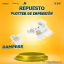 Dampers para plotter de impresión