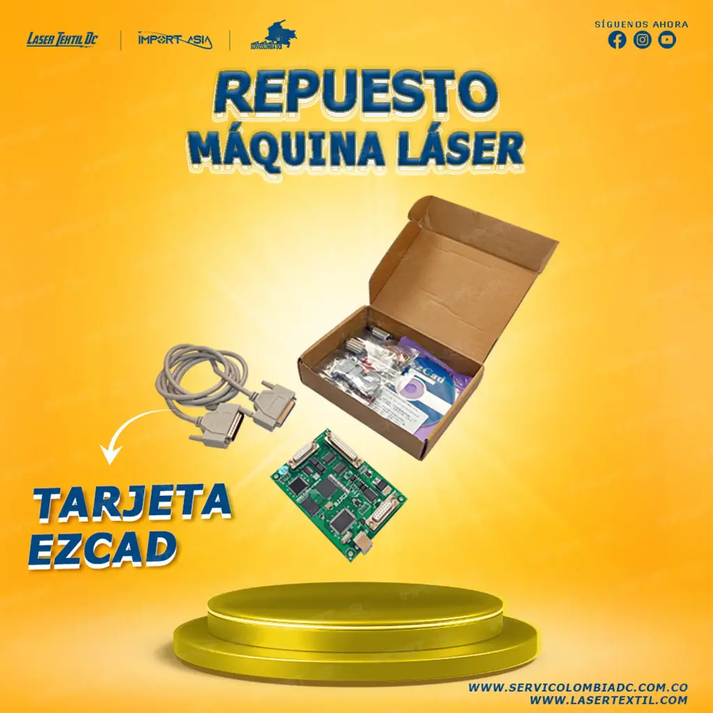 Tarjeta EzCad para láser de fibra