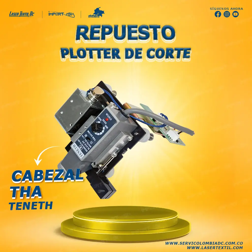 Cabezal para plotter de corte Teneth IMPA CTA -THA