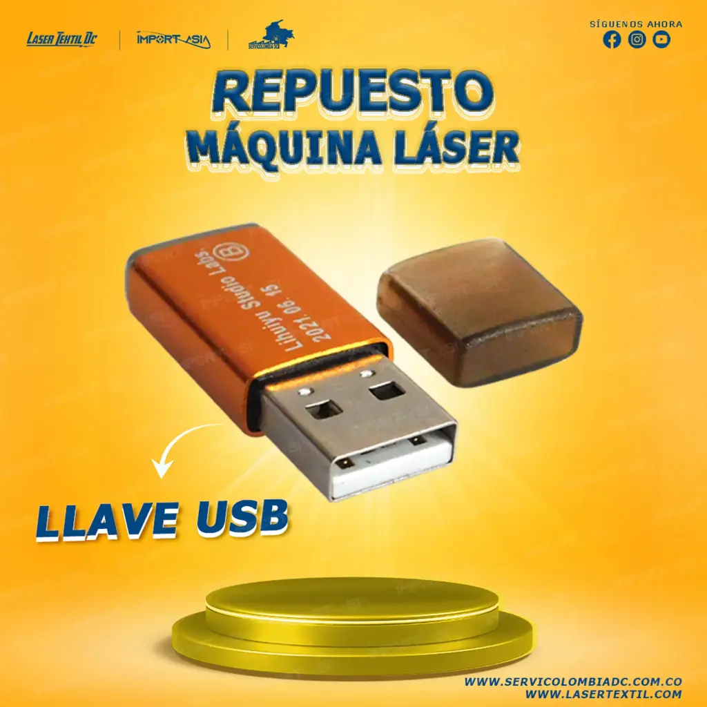 Llave USB software Corel Láser