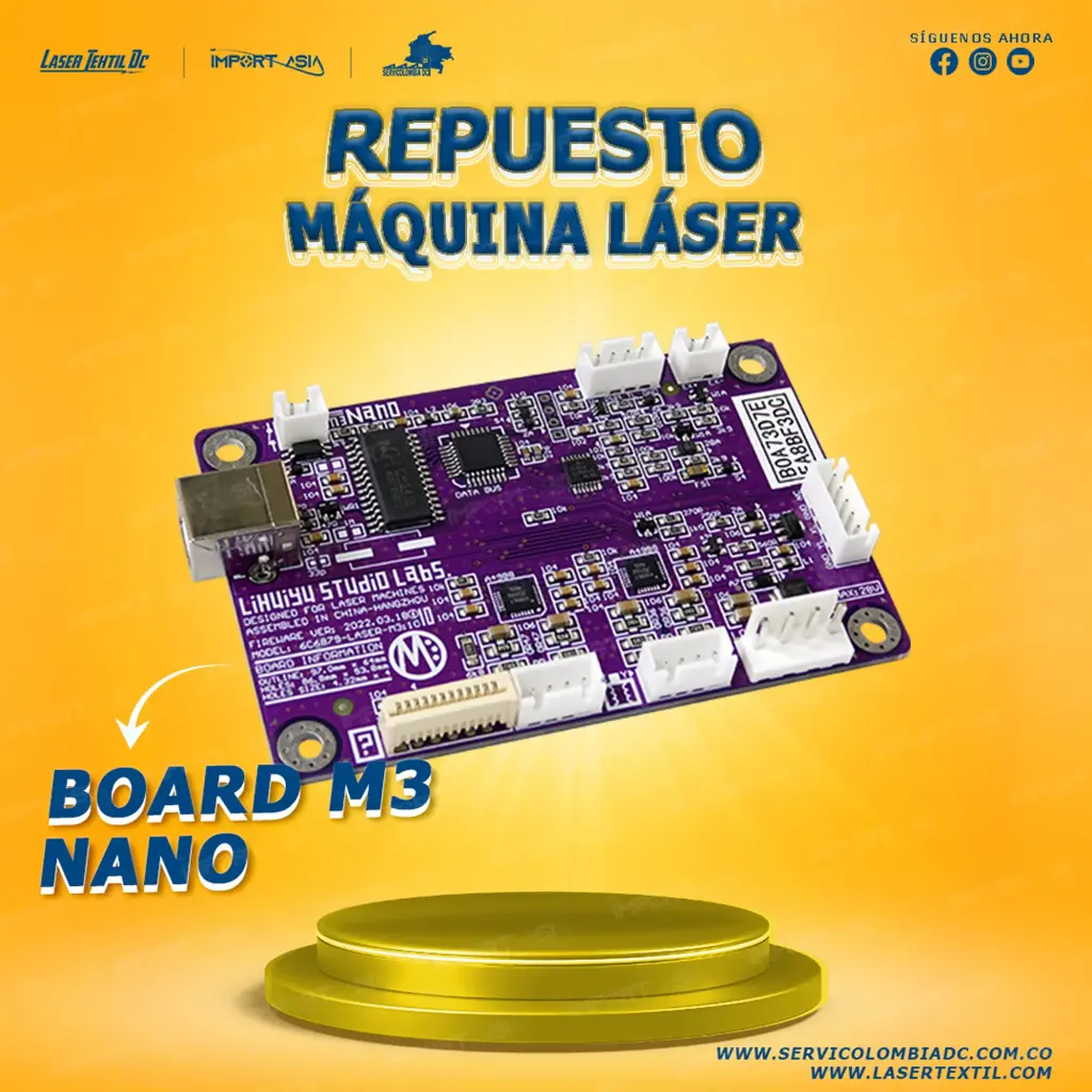 Board máquina láser Co2 M3-nano